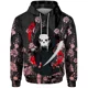 thumbnail image 3 of Sudadera con capucha de otoño para hombre, sudadera con estampado de calavera de diablo, ropa para hombre, sudadera con capucha holgada informal, ropa Y2k, sudaderas para hombre, 3 of 5