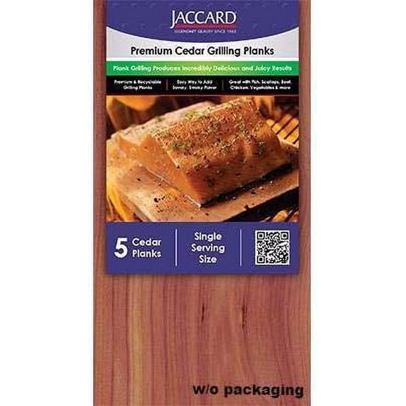 Jaccard Premium Cedar Grilling Planks Small - Bulk Pack (50 Pcs) 201409-50