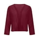 thumbnail image 5 of Sudadera de lactancia,Cárdigan abierto para mujer, tejido transpirable brillante, chaqueta informal de cuello redondo, mezcla de poliéster y elastano, ideal para el hogar, sopatenor, 5 of 9