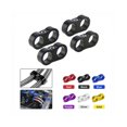 thumbnail image 1 of 4-8Pcs AN6 Hose Separator Clamp Fitting Connector Oil Fuel Hose Line Adapter, 1 of 5