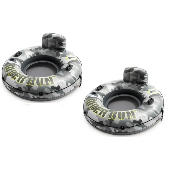 Intex 56835EP Camo River Run 53-Inch Inflatable Tube - 2 Pack