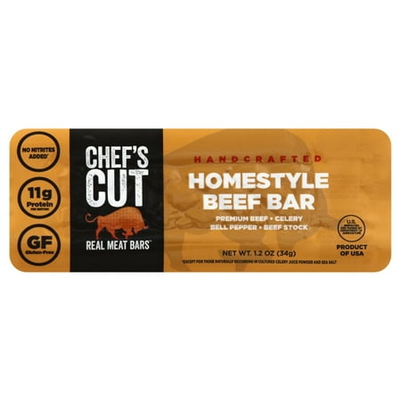 Chef's Cut Real Meat Bar - Homestyle Beef (Best Cut Of Meat For Sauerbraten)