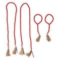 thumbnail image 1 of Cuerda de cuentas de madera roja de Navidad, guirnaldas de guirnaldas de cuentas de madera de Navidad resistentes para chimenea para estantes Unbranded 3115210154612, 1 of 8