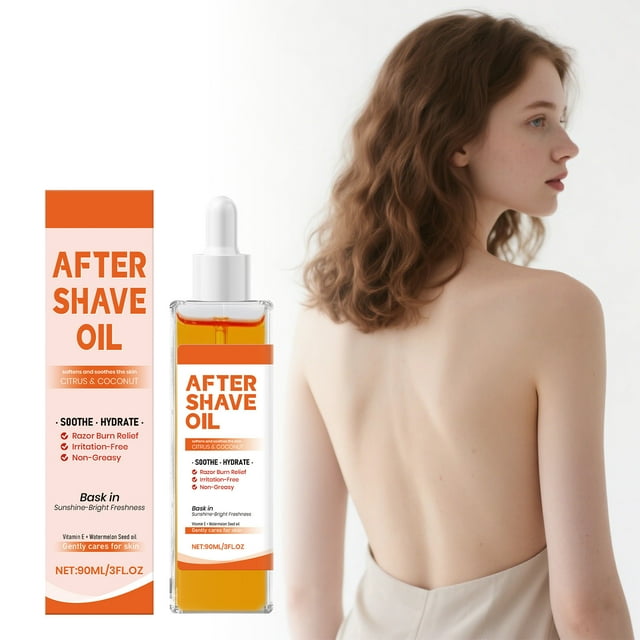 Fankiway Essences de Réparation après-Rasage Huile Apaise Efficacement et Restaure la Douceur avec une Utilisation Continue 90ml