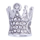 thumbnail image 1 of Charm para Pulsera LuckyLy, Dije de Corona, Acero Inoxidable y Zirconia Cúbica, Crown plateado UNITALLA, 1 of 8