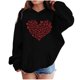 thumbnail image 4 of TaTaai Womens Graphic Hoodies Streetwear Hoodie Coquette Bow Graphic Aesthetic Preppy Long Sleeve Pocket Pullover Gift, 4 of 5