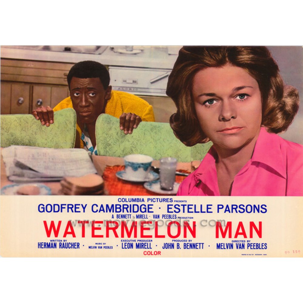 Watermelon Man movie POSTER (Style H) (27" x 40") (1970) Walmart