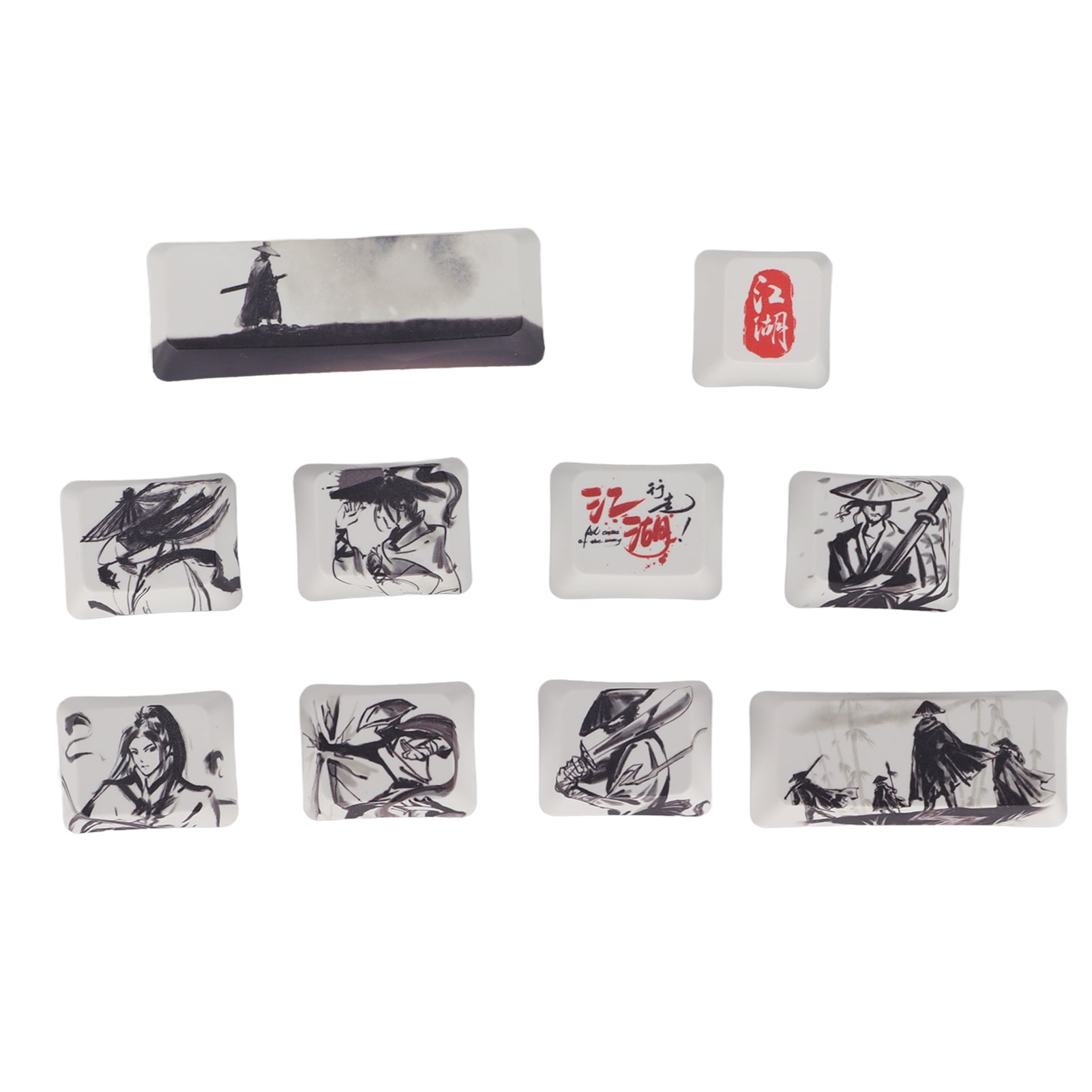 Replacement Keycap,Keycap Sublimation Process Fine Mechanical Keyboard Keycaps Keyboard Keycaps Convenient Use