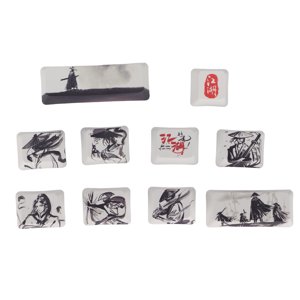 Clavier de remplacement, Process de sublimation Keycaps clavier mécanique fin Capuchons clavier Clachet Utilisation pratique