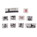 Clavier de remplacement, Process de sublimation Keycaps clavier mécanique fin Capuchons clavier Clachet Utilisation pratique