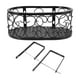 thumbnail image 2 of Estante De Metal Para Flores, Balcón, Hierro Decorativo, Estante Para Maceta, Soporte Colgante, Alféizar De Ventana Para Jardín, 2 of 7
