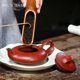 thumbnail image 2 of Teteras Tetera de arcilla púrpura Mineral crudo Tetera Dahongpao Ceremonia de té Hecha a mano Boutique Teaware, 2 of 3