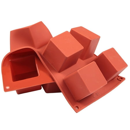 

3D Square Silicone Fondant Chocolate Mold Bar Cake Candy Sugar Baking Mould