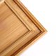 thumbnail image 5 of Bandeja grande de bambú con asas, rectangular, de madera, para desayuno, cena, bandeja decorativa para café y té, ideal para sala de estar, dormitorio, cocina, mesa de comedor al aire libre., 5 of 8