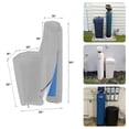thumbnail image 2 of Covers & All Outdoor Water Softener System Cover for Outside Units, Waterproof, Anti UV & Tear Proof Filter Tank Cover with Handle, Zippers & Air Vents (55" H x 30" W x 16" D Inches, Gray), 2 of 7