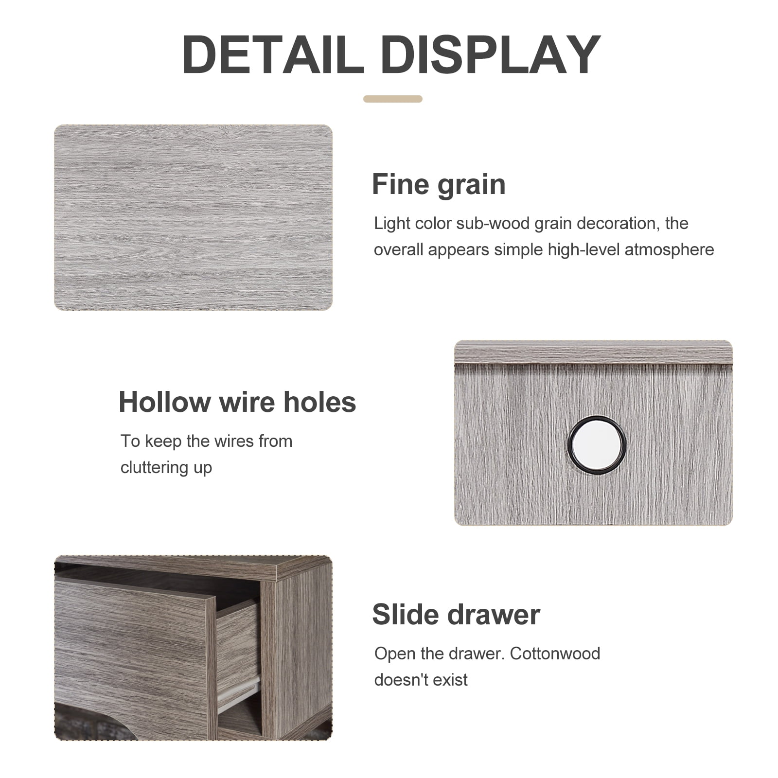 Kadyn Rectangle Coffee Table, Mid Century TV Stand with 2 Drawer & Shelf, Modern Coffee Table for Living Room, Plaid Grey Oak Kadyn Rectangle Coffee Table, Mid Century TV Stand with 2 Drawer & Shelf, Modern Coffee Table for Living Room, Plaid Grey Oak