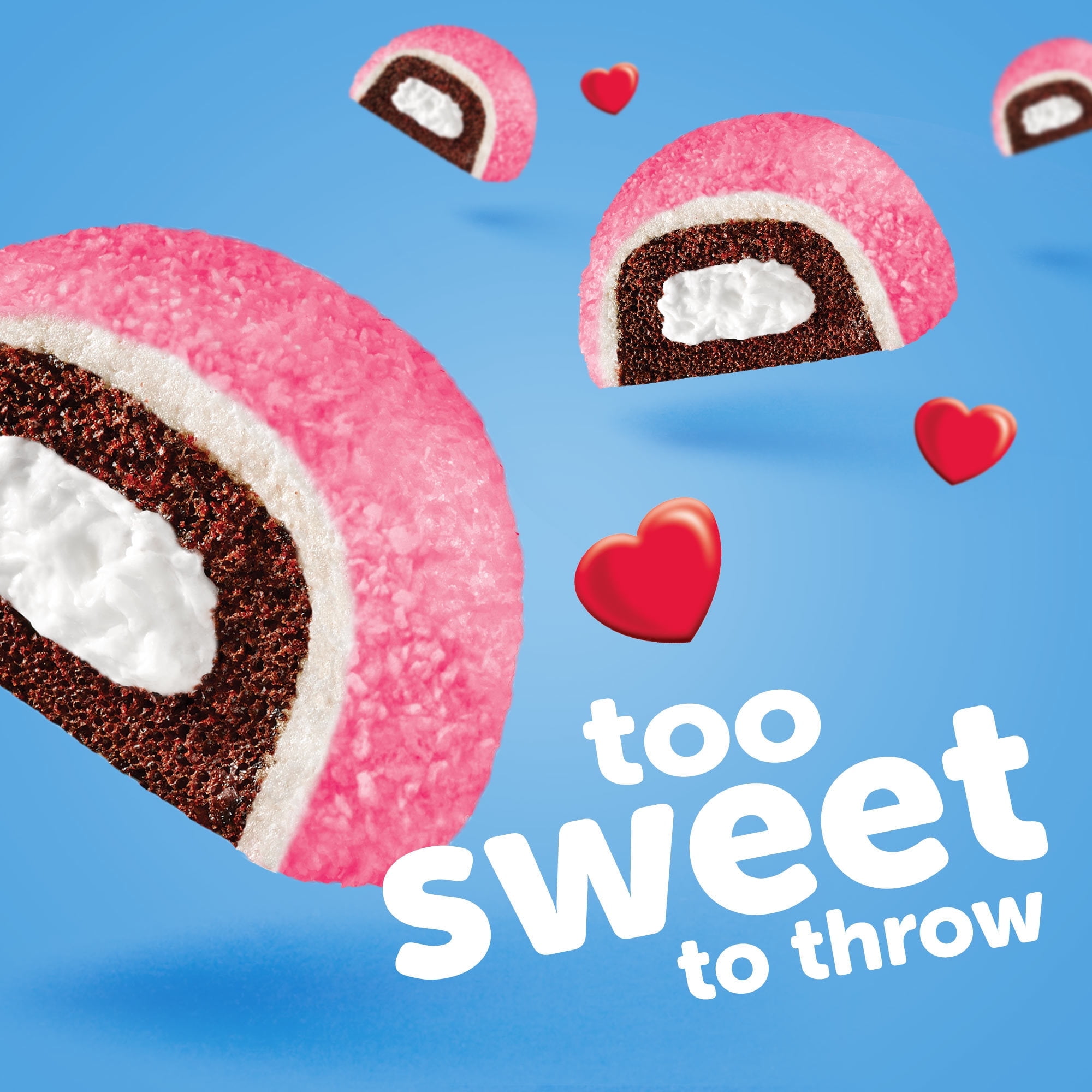 HOSTESS SNOBALLS Single Serve 2 Count 3.5 oz (Pack of 6)