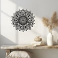 thumbnail image 2 of Violaura Mandala Metal Wall Art - Easy to Install Hanging Perfect for Home, Living Room Decor (12.0" x 12.0"), 2 of 8