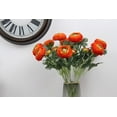thumbnail image 2 of Paquete de 10 flores artificiales de dos cabezas Ranunculus flores accesorios de fotografía decoración hogar sala de estar decoración Zhivalor  CZJJ-HQ23-1, 2 of 6