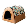thumbnail image 4 of Casa para perros, suministros de invierno para mascotas, cueva cálida para dormir para cachorros, gatitos y perros L, 4 of 9