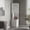 White#3, variant on Wooden Cabinets, Storage Cabinet 71" H, Four Internal Shelves, Three Broom Hangers, White, White Living Room Cabinets,Particle Board Cabinets With Doors, Furniture Primary Living Space Cabinets