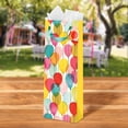 thumbnail image 5 of Designer Greetings Glitterwrap™ 6-Pack 13” Rainbow Bottle Gift Bag Set, Party On (6 Assorted Designs with Matching Hang Tags) – Fits Standard Wine & Champagne Bottles, 5 of 8