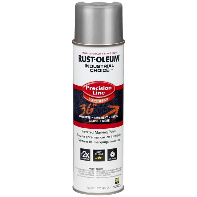 Pintura en Spray Rust-Oleum Industrial Choice Invertida Plata 500 ml