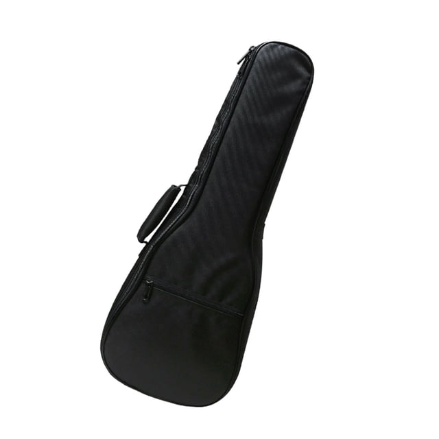 pitrice Sac Ukulélé Poche de Rangement Portable pour Concert Clips de Réglage Manuels de Musique Noir 65cmx24cmx6cm Noir 65x24x6cm