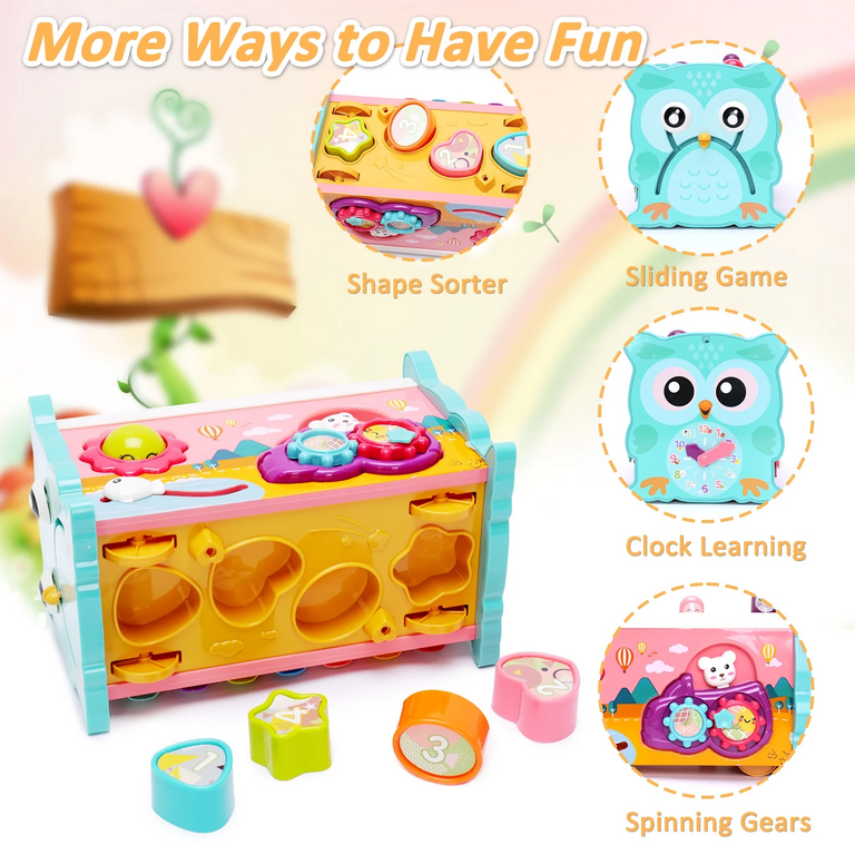 LZDMY Baby Montessori Toys For 1 Year Old Boys Girls, Toddlers Animals Train Toys For Learning Numbers, Educational Sensory Sorting Toy 1 2 3 Year Olds, Babies 1st Birthday Gifts