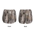 thumbnail image 5 of Lsque Wooden Texture Printed Women's Running Shorts with Liner Pockets,Elastic Quick Dry Workout Athletic Gym Yoga Shorts,Womens High Waist Shorts-X-Large, 5 of 9