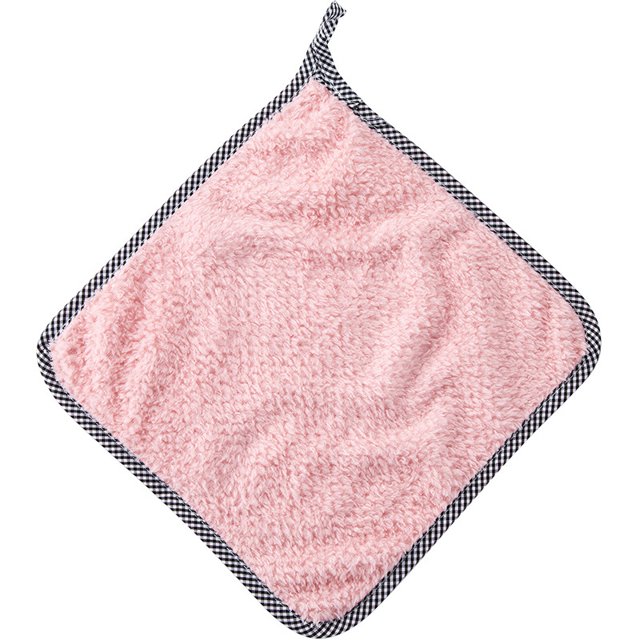 4 toallas secas a mano para cocina y baño, juego de toallas pequeñas y suaves súper absorbentes con lazo para colgar (4 colores)