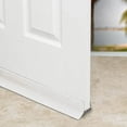 thumbnail image 2 of PVC Slide on Door Sweep with Foam Draft Stopper/Sweep for Doors 1" - 1 3/4" Wide - 3 FT Long (White), 2 of 5
