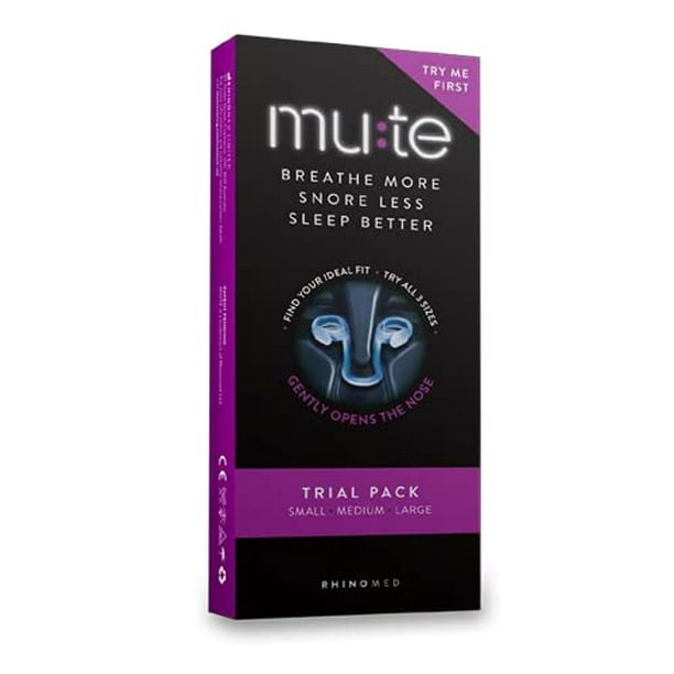 Rhinomed Mute Nasal Dilator for Snore Reduction AntiSnoring Aid