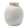 thumbnail image 2 of Retro Ceramic Flower Vase Solid Base Planter Decorative Ornament for Living Room Table Floral Arrangement, 2 of 7