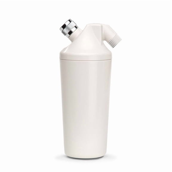 AQ-4100NSH Shower Filter for Home Use, White Plastic Rain Shower Water Purifier, 1-Count Pack