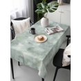 thumbnail image 6 of Vintage Green Table Cloth, Modern Abstract Art Oil Painting Waterproof Tablecloth for Rectangle Tables, Reusable Washable Fabric Table Cover for Restaurant Kitchen Dining Tables 54"x108", 6 of 6