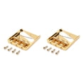 thumbnail image 4 of Sonducket Electric Guitar Saddle Professional Solid Color Component Bridge Modification Tailpiece Metal Replace Accessory Modified 2piezas, 4 of 6