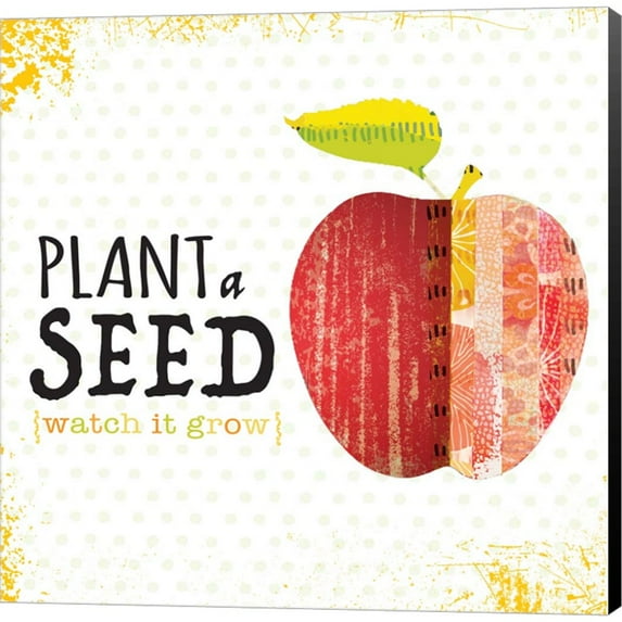 Great Art Now Plant a Seed by JMB Designs, Canvas Wall Art, 12W x 12H