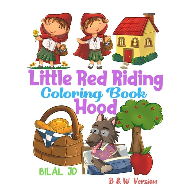 Download Little Red Riding Hood Coloring Book Coloring Books For Older Adults Paperback Walmart Com Walmart Com