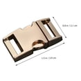 thumbnail image 2 of 5 Pcs Multifunctional Metal Buckles Clothes Backpack Side Release Buckle, 2 of 6