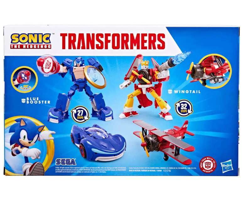 Transformers Collaborative Mash Up! Wingtail & Blue Booster Action Figure 2-Pack