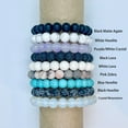 thumbnail image 2 of Magik Personalized Name Mama Bracelet Energy Stone Yoga Agage Howlite Crystal, 2 of 5