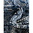 thumbnail image 4 of Unique Loom La Jolla Collection Area Rug - Trellis (6' 1" x 9' Rectangle Blue/Ivory), 4 of 7