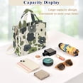 thumbnail image 5 of FORMRS Womens Corduroy Tote Bag Crossbody Shoulder Handbag with Pocket, Navy Flower, 5 of 7