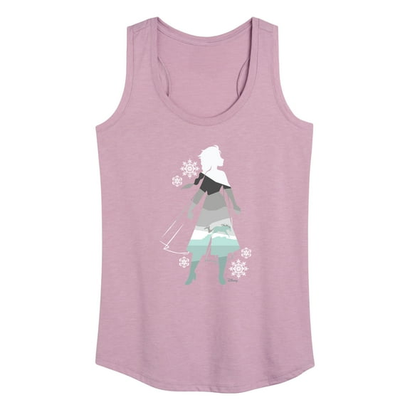 Disney Frozen 2 - Elsa Hero Pose - Women's Racerback Tank Top