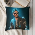 thumbnail image 3 of Johnny Depp Pillow Case Soft Pillow Cover Pillowcase Decorative Cushion Cover Home Decor 16 "x16 ", 3 of 8