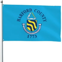 Heavy Duty Flag Of Harford County, Maryland Flag 4x6 Ft Durable Outdoor Banner Home Party Welcome Flag Patio Decor Flag