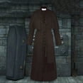 thumbnail image 2 of Halloween Priest Retro Elegant Ecclesiastical Robe with Decorative Buttons, 2 of 4