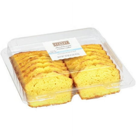 The Bakery at Walmart Lemon Sugar Free Sliced Creme Cake, 16 Ounces, 10 Count
