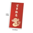 thumbnail image 2 of Heavy Duty Chinese New Year Red Envelopes, Red Pocket Envelopes Chinese Red Packets Hong Bao Gift Money Envelopes Lucky Money Envelopes, 6 Designs 6-Pack, 7 x 3.5 Inches (Gold, Classic Style), 2 of 3
